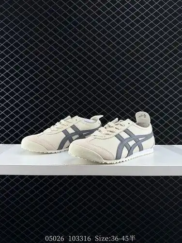 Onitsuka Tiger MEXICO 66 Pregunta Onitsuka Tiger Low Top Black Yellow Unisex Shock Absorbent Support