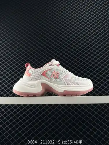 MLB XLG CHUNKY New York Yankees zapatos deportivos de moda y de moda con suela gruesa con una envolt