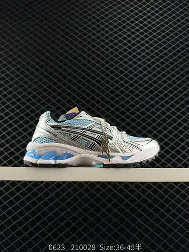 nivel de la empresa Asics Gel Kayano 14 versión de nivel de la empresa plata gris verde Asics deport