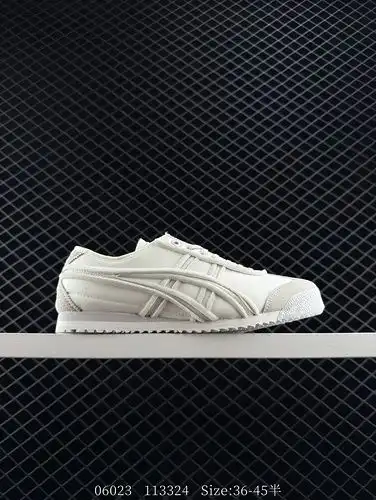 Etiqueta verdadera Onitsuka Tiger México 66 Slip on Bajo corte Verano Respirable Zapatos deportivos 