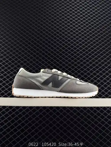 nivel de la empresa New Balance NB 471 serie tela cuero de vaca en capas cuero retro moda antidesliz