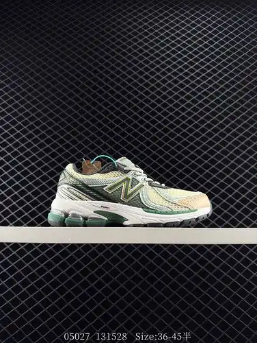 NB New Balance NB860V2 serie retro estilo papá deportes casuales jogging adopta empalme de cuero tej