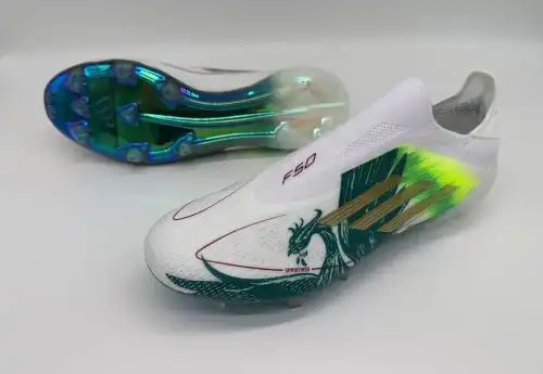 Llegada 3945 Adidas F50 zapatos de fútbol FG de fútbol FG inpermeables totalmente tejidos por comple
