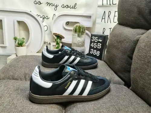 386DADIDAS SAMBA OG B7 La capa de pieles de origen original clásica hecha en los últimos años el zap