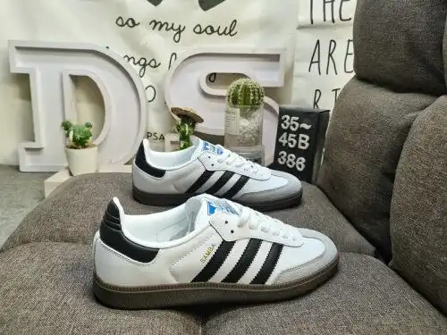 386DADIDAS SAMBA OG B6 La capa de pieles original de origen clásico hecha en los últimos años el zap