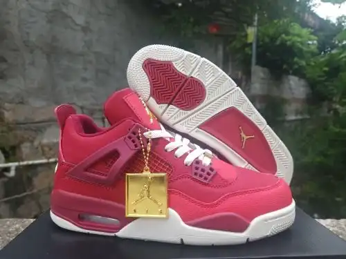 Air Jordan4 Jordan 4th Generation Red Purple Gold 4047