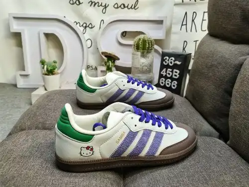 666DADIDAS SAMBA OG LA Capa de pieles original de origen clásico hecha de originales clásicos recien