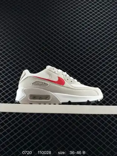 Nike Air Max 90 Air Cushion Nuevo esquema de color Los materiales del cuerpo del zapato están cubier
