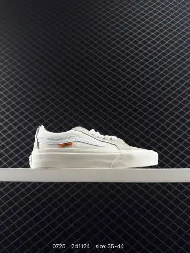 VANS SK8 M White Retro e informal Lowtop zapatos Lowtop Colores claros y adornos versátiles con marc