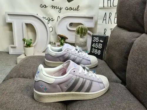 386d Adidas Clover Originals Superstar Shell Head Classic Versátiles de deportes informales Versátil