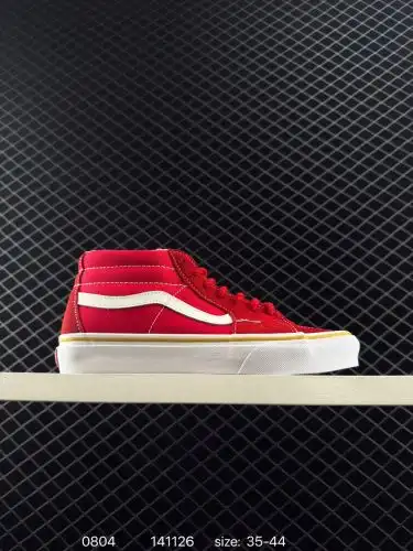 Vans Knu Skool Knot chino Rojo Red clásico Sued Top Zapatos VN000CS0JV6 Tamaño 35 36 365 37 38 385 3