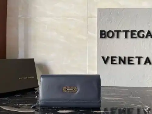 BV long bag Baodie clutch bag uses imported original cowhide high-end quality gift bag invoice size 
