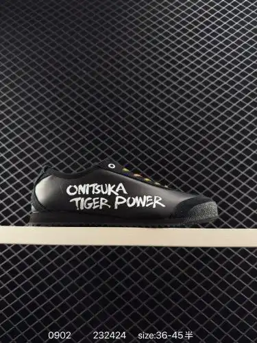 Onitsuka Tiger MEXICO 66 OTP Wear-resistant Low-top Lifestyle casual shoes Men and women Black Artic