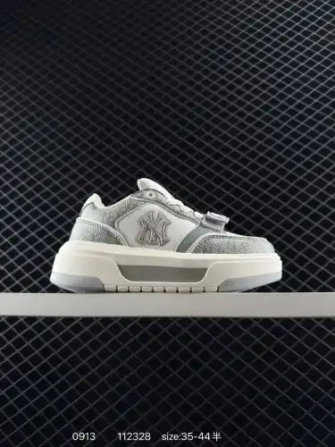 Company-grade ✅MLB CHUNKY LINER DENIM Trendy and versatile Thick-soled heightened casual shoes, non-