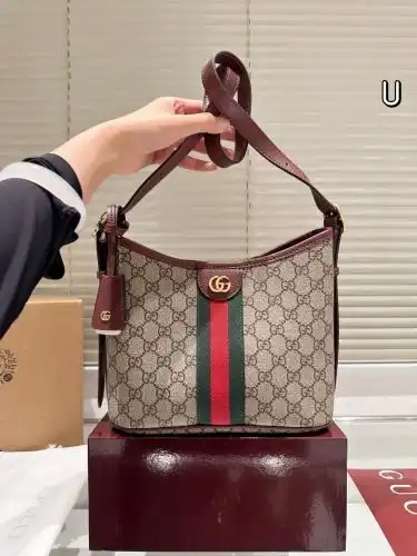GUCC single shoulder bag, ancient chubby women's bag, ancient chubby crossbody bag, imported origina