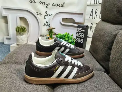 386DAdidas SAMBA OG JR0891 The classic Originals original fur layer made in recent years, slender sh