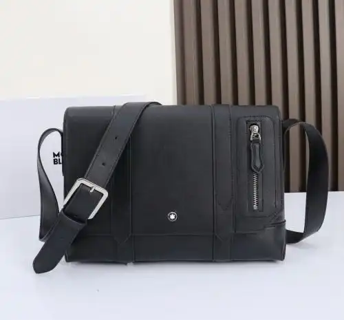MONTBLANC mailbag, Wanbaolong men's bag, Wanbaolong crossbody bag, uses imported top-grade original 