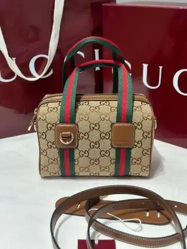 GUCCI handbag, Gu Chen women's bag, Gu Chen crossbody bag, imported top-grade original leather, high
