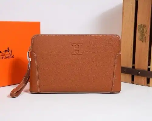 HERMES clutch bag Aimes men's bag Aimes crossbody bag is made of imported original cowhide high-end 
