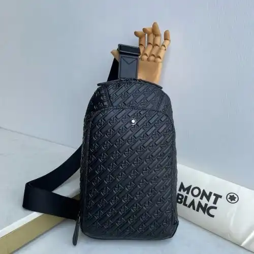 MONTBLANC breast bag Wanbaolong men's bag Wanbaolong crossbody bag uses imported original cowhide hi