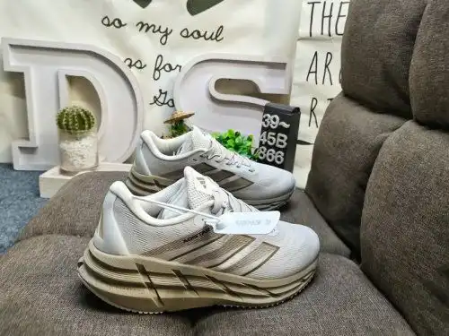 866D Adidas ADISTAR 1 W thick-soled heightened dad shoes knitted mesh light running shoes fashionabl
