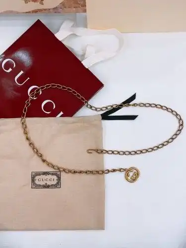 GUCCI waist chain wholesale Guqi girls waist chain wholesale Original genuine leather material Curre
