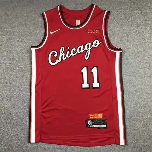 22 season Bulls No. 11 Demar DeRozan Anniversary City Edition Red