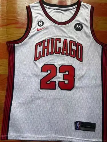23 season Bulls No. 23 Michael Jordan City version White