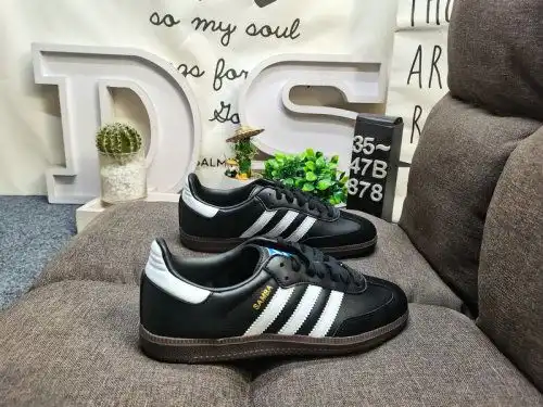 878DAdidas SAMBA OG B7 The classic Originals original fur layer made in recent years, slender shoe l