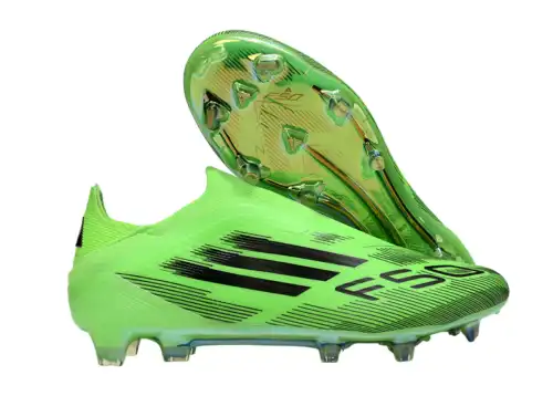 Arrival 39-45) Adidas F50 laceless fully knitted waterproof FG football shoes adidas F50 Elite Lacel