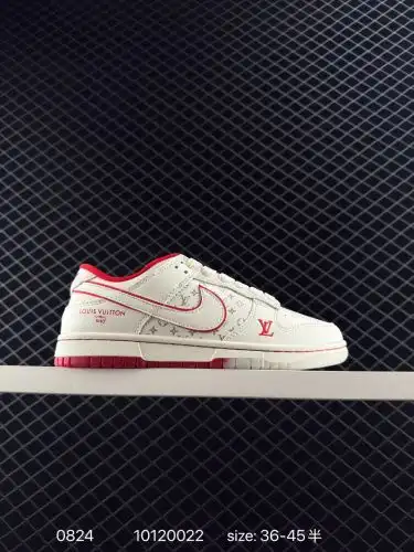 Nk SB Dunk Low LV joint brand---Milk white matcha green, high-end customization for the anniversary 