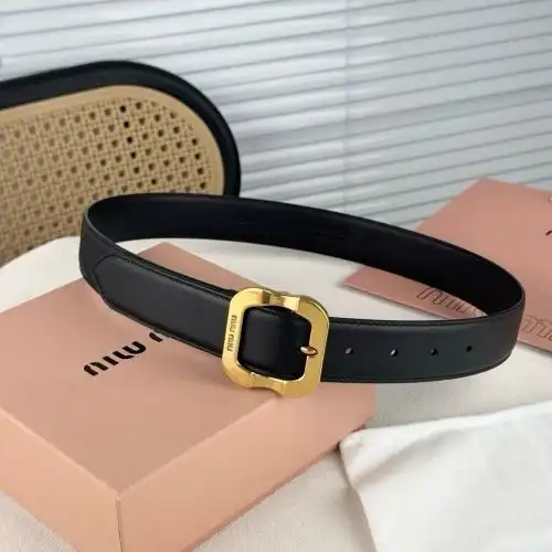 Miumiu leather belt wholesale 2025 special cabinet synchronization, slim men's leather belt wholesal