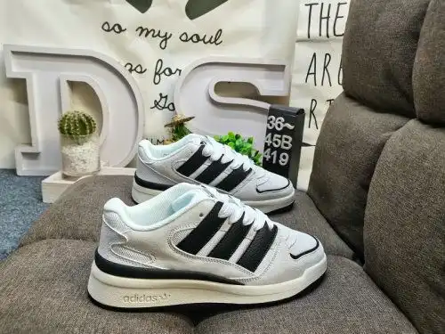 419D company-level ✅Adidas Originals Forum 2000 Exhibit Low JS09 ​​Roman series low-top retro lace-u