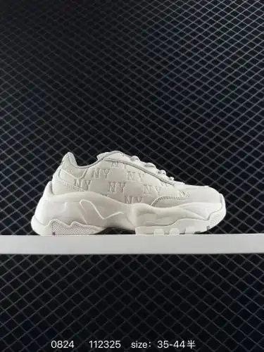 Korean MLB Men and Women Retro Daddy (MLB) BIGBALL CHUNKY A Retro Print Men and Women Thick Sole Hei