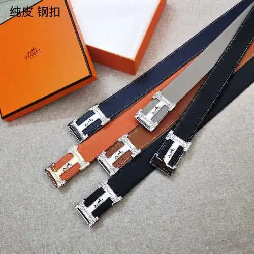 HERMES leather belt wholesale Aimes boy leather belt wholesale Original genuine leather material Cur