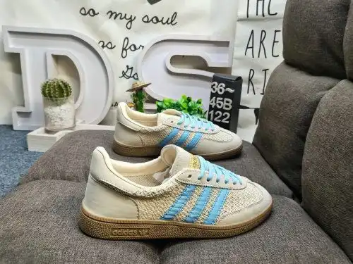 122DAdidas ORIGINALS Handball Spzl JQ8410 Adidas Low Top Comfortable Trend Lightweight Wear-resistan