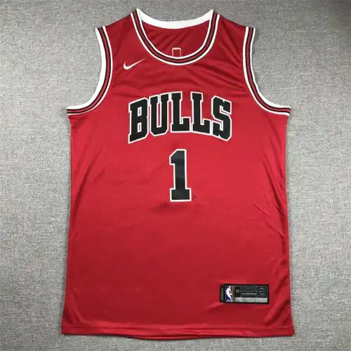 Bulls No. 1 Derek Rose Red
