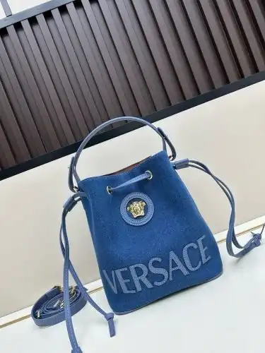 VERSACE bucket bag, Yonszhe women's bag, Yonszhe crossbody bag, using imported original cowhide, hig