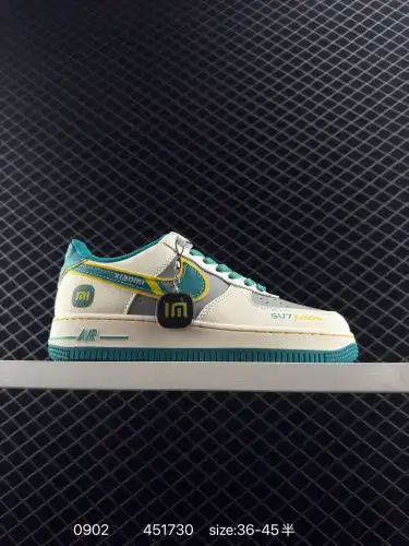 Limited-time overseas! Company-level NIke Air Force 1 '07 Low "Gucci co-branded - rice gray pat
