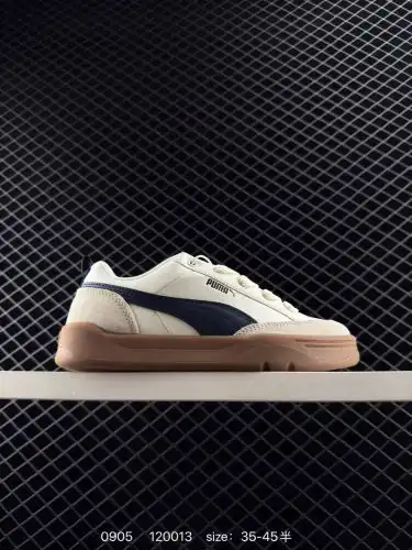 65 Puma Park Lifestyle Puma anti-slip wear-resistant low-top training shoe Eye base and toe bulge ar