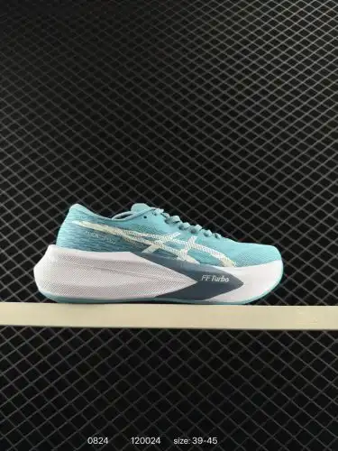 Asics MAGIC SPEED 4 stable running shoes upper adopts a double-layer jacquard mesh design to improve