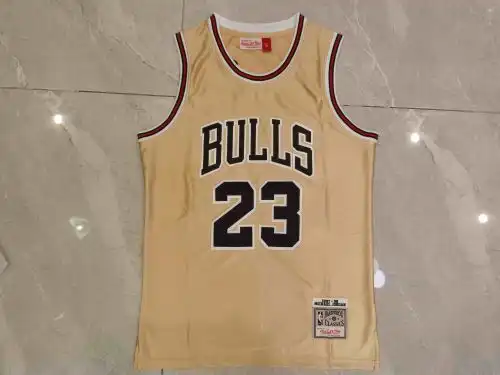 Bulls No. 23 Michael Jordan mercerated retro earthy