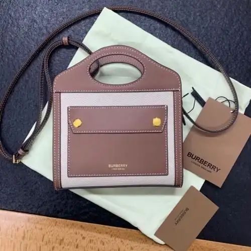 BURBERRY handbag Babaoli women's bag Babaoli crossbody bag uses imported original cowhide high-end q