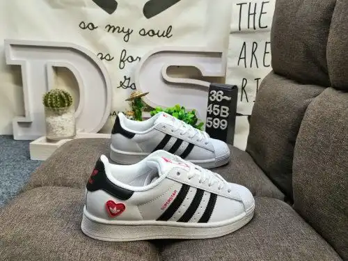 599D Adidas Clover Originals Superstar FZ17 Shell Head Classic versatile casual sports shoes High-de