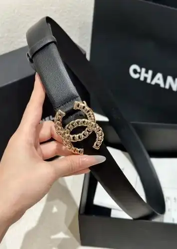 CHANEL leather belt wholesale Chanel girls leather belt wholesale Original genuine leather material 