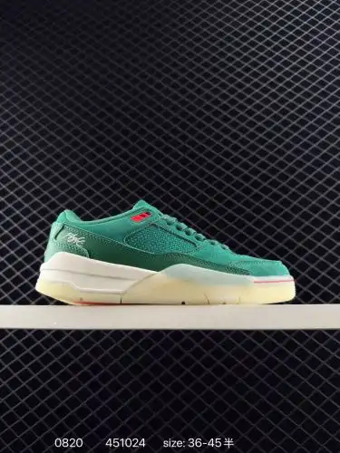 True label✅ Who Decides War x Nike Jordan FLIGHT COURT ATE with anti-slip and wear-resistant low top