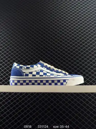 Vans Old Skool 36 LX-BMX official new white and red chessboard casual canvas shoes VN000D57ERM # is 