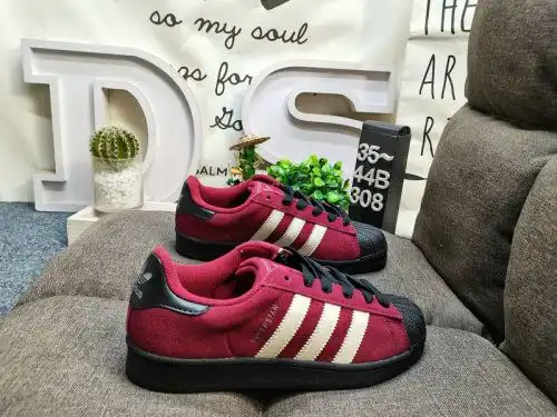 308D Adidas Clover Originals Superstar JQ3220 Shell Head Classic versatile casual sports shoes High-