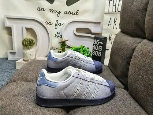 308D Adidas Clover Originals Superstar KI4210 Shell Head Classic versatile casual sports shoes High-