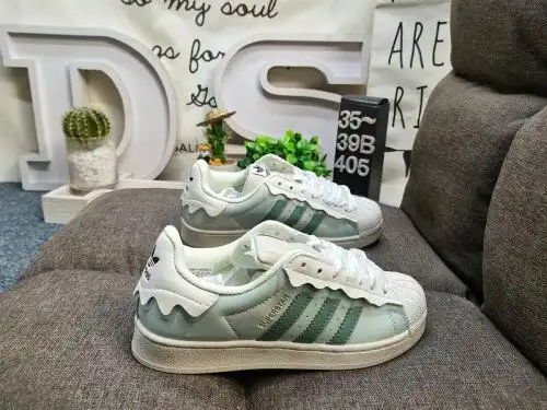405D Adidas Clover Originals Superstar Shell Head Classic versatile casual sports shoes High-density